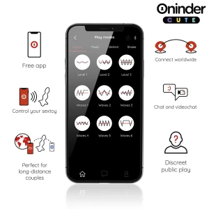 ONINDER CUTE - PLUG ANAL VIBRANTE LOVE BUTT - APLICATIVO MUNDIAL GRATUITO